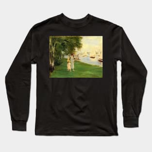 the yacht race 1924 - Max Liebermann Long Sleeve T-Shirt